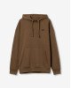 Худи oversize утепленное бежевого цвета с вышивкой Худи oversize утепленное бежевого цвета с вышивкой