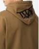 Худи oversize утепленное бежевого цвета с вышивкой Худи oversize утепленное бежевого цвета с вышивкой