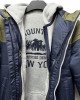 Куртка 2 в 1 демисезонная утепленная синего цвета 