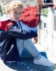 Куртка - ветровка двусторонняя с капюшоном 