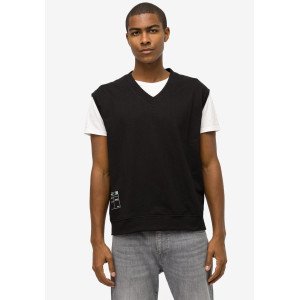 Жилет Regular Fit черного цвета 