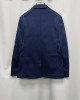 Пиджак slim fit трикотажный синего цвета 