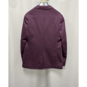Пиджак slim fit трикотажный бордового цвета 