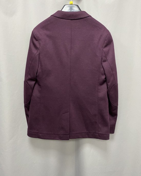 Пиджак slim fit трикотажный бордового цвета 