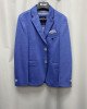 Пиджак трикотажный slim fit синего цвета 