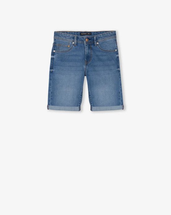Шорты джинсовые комфортного кроя regular fit 