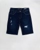 Шорты джинсовые Regular Fit темно-синего цвета