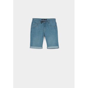 Шорты Slim Fit из джинсовой ткани голубого цвета 