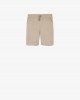 Шорты jogger из легкой ткани бежевого цвета 