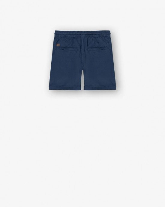 Шорты jogger из легкой ткани синего цвета 