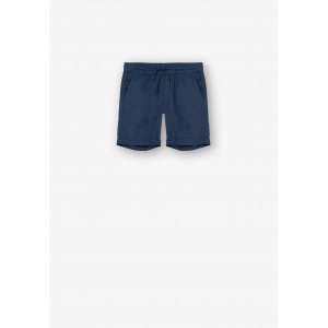 Шорты jogger из легкой ткани синего цвета 