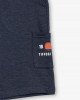 Шорты трикотажные с карманом темно - серого цвета 