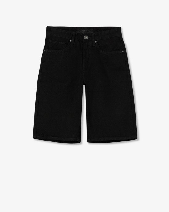 Шорты baggy fit черного цвета 