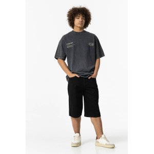 Шорты baggy fit черного цвета 