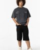 Шорты baggy fit черного цвета 