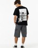 Шорты широкие baggy fit серого цвета 