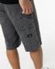 Шорты широкие baggy fit серого цвета 