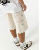 Шорты широкие baggy fit бежевого цвета 