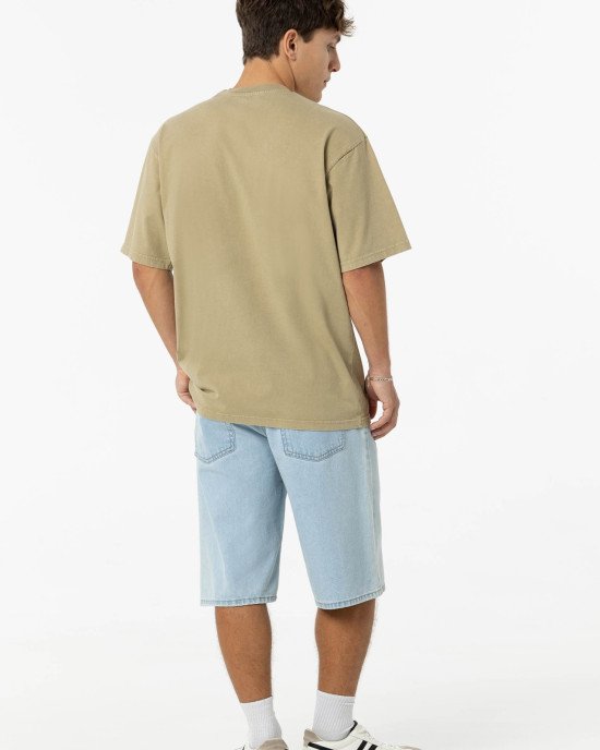 Шорты джинсовые baggy fit голубого цвета 