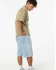 Шорты джинсовые baggy fit голубого цвета 