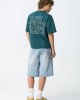 Шорты джинсовые skater super baggy голубого цвета 