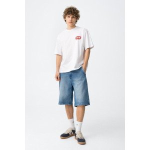 Шорты джинсовые skater super baggy синего цвета 
