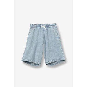 Шорты baggy свободного кроя голубого цвета 