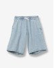 Шорты baggy свободного кроя голубого цвета 