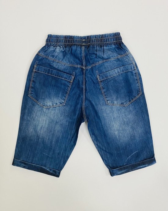 Шорты удлиненные цвета denim