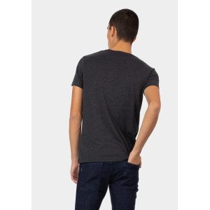 Футболка slim fit графитового цвета 