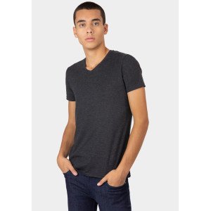 Футболка slim fit графитового цвета 