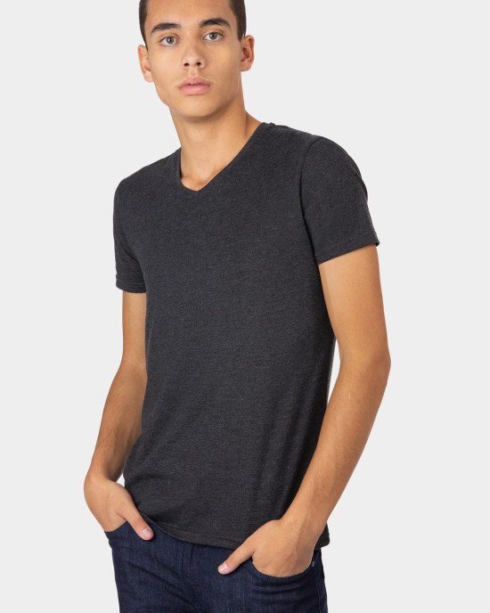 Футболка slim fit графитового цвета