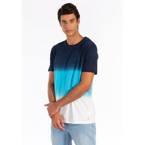 Футболка Regular Fit сине - голубого цвета 