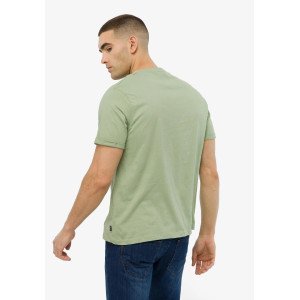 Футболка Regular Fit зеленого цвета в принт 