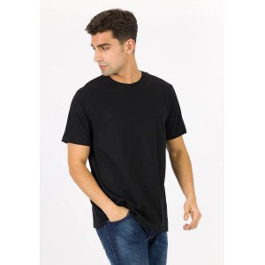 Футболка Regular fit черного цвета 