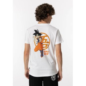 Футболка с принтом dragon ball на спине 