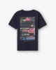 Футболка oversize с принтом на спине