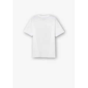 Футболка oversize белого цвета с принтом samurai 