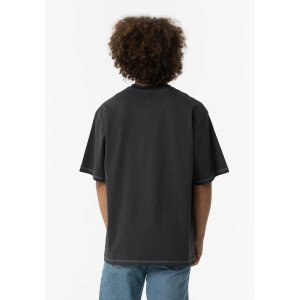 Футболка свободного кроя oversize графитового цвета 