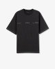 Футболка свободного кроя oversize графитового цвета 