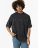 Футболка свободного кроя oversize графитового цвета 