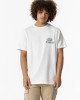 Футболка oversize белого цвета с текстовым принтом
