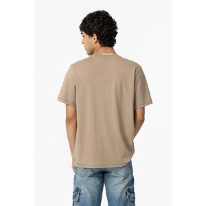 Футболка oversize бежевого цвета 