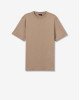 Футболка oversize бежевого цвета 