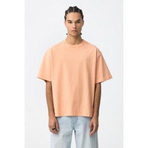 Футболка свободного кроя oversize персикового цвета