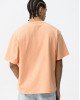 Футболка свободного кроя oversize персикового цвета Футболка свободного кроя oversize персикового цвета