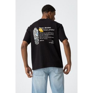Футболка relaxed fit черного цвета 
