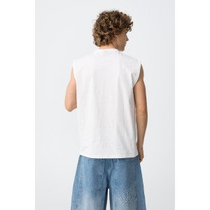Майка oversize белого цвета Майка oversize белого цвета