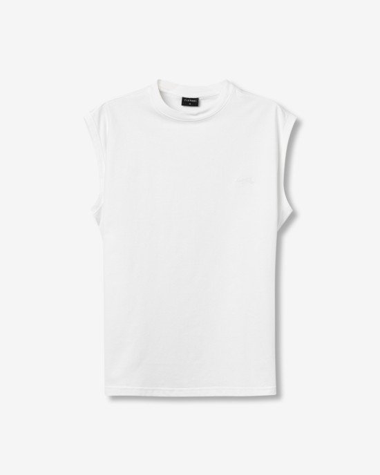 Майка oversize белого цвета Майка oversize белого цвета