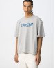Футболка oversize серого цвета с вышивкой Футболка oversize серого цвета с вышивкой